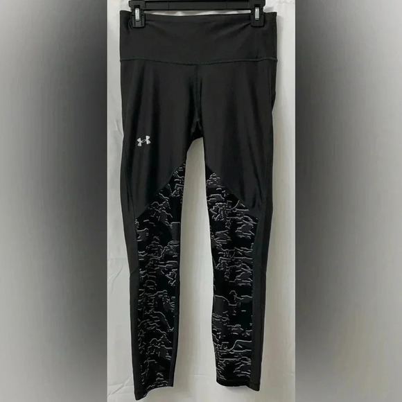 Women’s Under Armour Training HeatGear Compression Leggings Size Medium Black - Picture 1 of 8